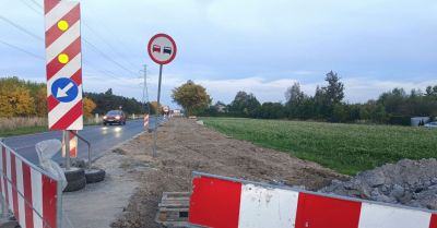 Trwa przebudowa Oświęcimskiej i budowa trasy rowerowej